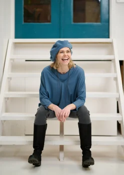Henriette Steffensen Copenhagen BASKENMÜTZE | 4105 DUSTY BLUE Outlet