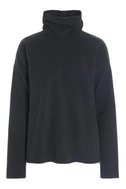 Henriette Steffensen Copenhagen BLUSE HOHER KRAGEN | 1360 SOFT BLACK Best Sale