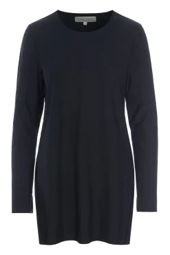 Henriette Steffensen Copenhagen BLUSE LANGER SCHLITZ | 71010 BLACK Best Sale