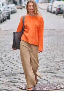 Henriette Steffensen Copenhagen BLUSE RUNDHALS | 1359 ORANGE Online