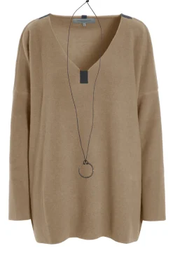 Henriette Steffensen Copenhagen BLUSE V-AUSSCHNITT | 1336 CAMEL Clearance