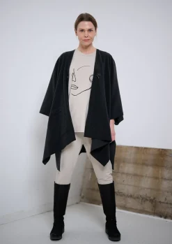 Henriette Steffensen Copenhagen CAPE | 4120 SOFT BLACK New