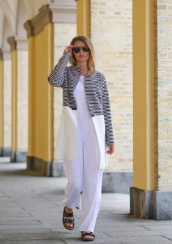 Henriette Steffensen Copenhagen CARDIGAN 2 FARBEN | 7133 STRIPES B&W/OW Best Sale