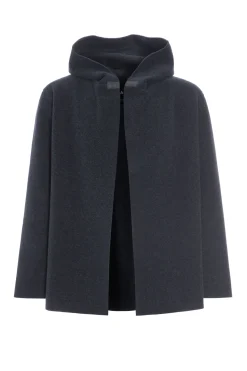 Henriette Steffensen Copenhagen CARDIGAN MIT KAPUZE | 1002C DEEP BLUE Clearance