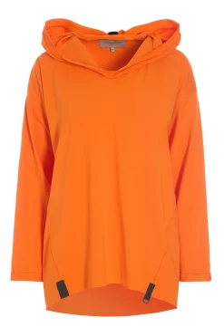 Henriette Steffensen Copenhagen KAPUZENBLUSE | 96067 ORANGE Flash Sale
