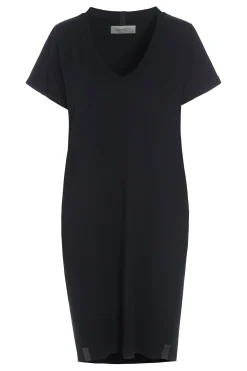 Henriette Steffensen Copenhagen KLEID V-NECK | 98049 BLACK Cheap
