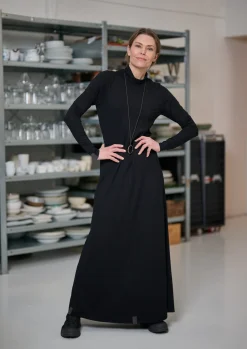 Henriette Steffensen Copenhagen LANGE KLEID W/SCHMUCK | 98058 BLACK Fashion