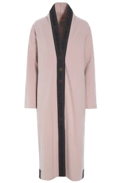 Henriette Steffensen Copenhagen LANGER CARDIGAN MIT MESSINGKNÖPFEN | 77003 NUDE Cheap
