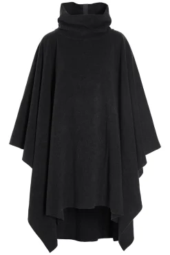 Henriette Steffensen Copenhagen LOUNGE PONCHO DAMEN | 4081 SOFT BLACK Flash Sale