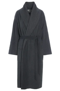 Henriette Steffensen Copenhagen MORGENMANTEL FRAUEN MIDI | 7128 MIDI SOFT BLACK Fashion