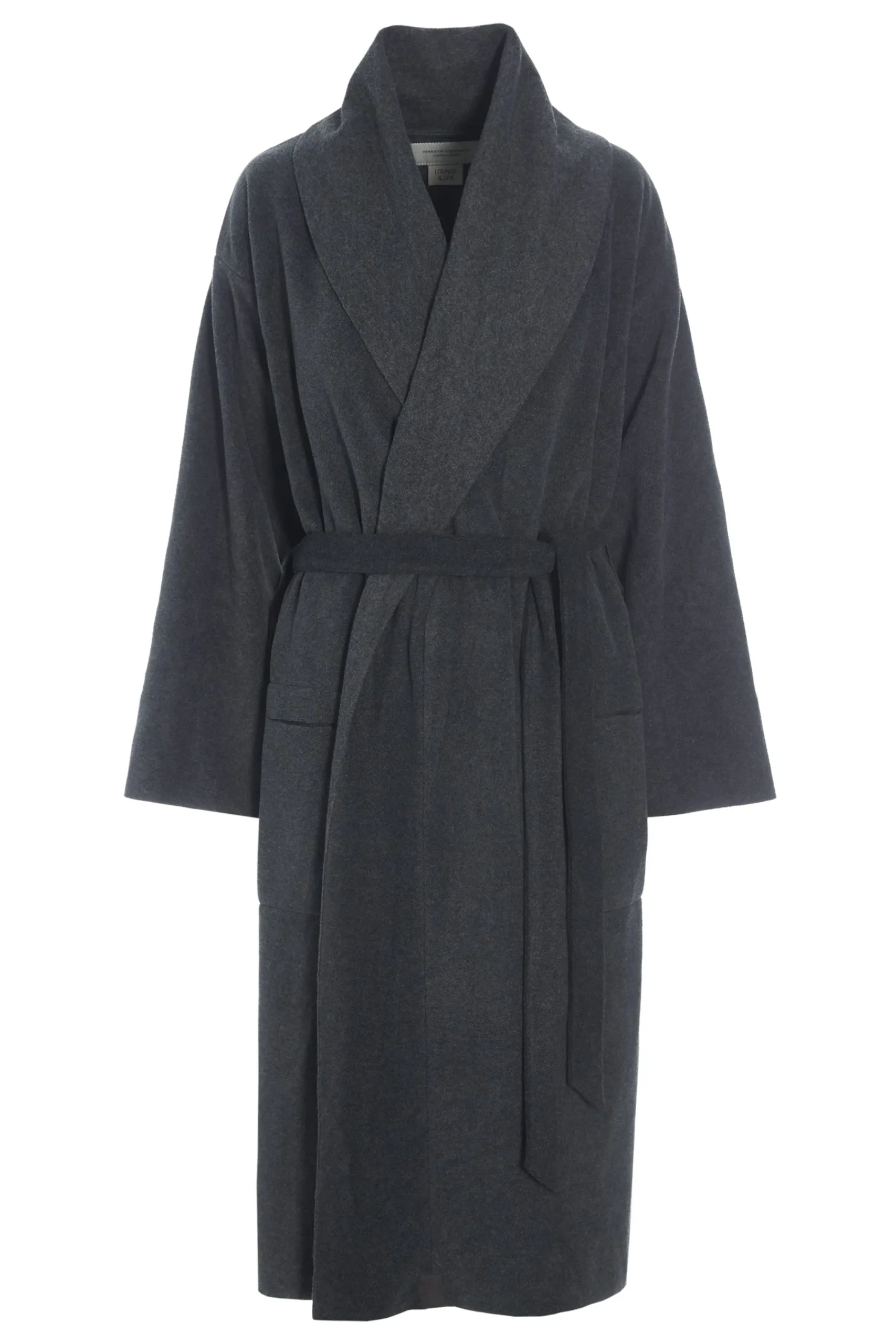 Henriette Steffensen Copenhagen MORGENMANTEL FRAUEN MIDI | 7128 MIDI SOFT BLACK Fashion