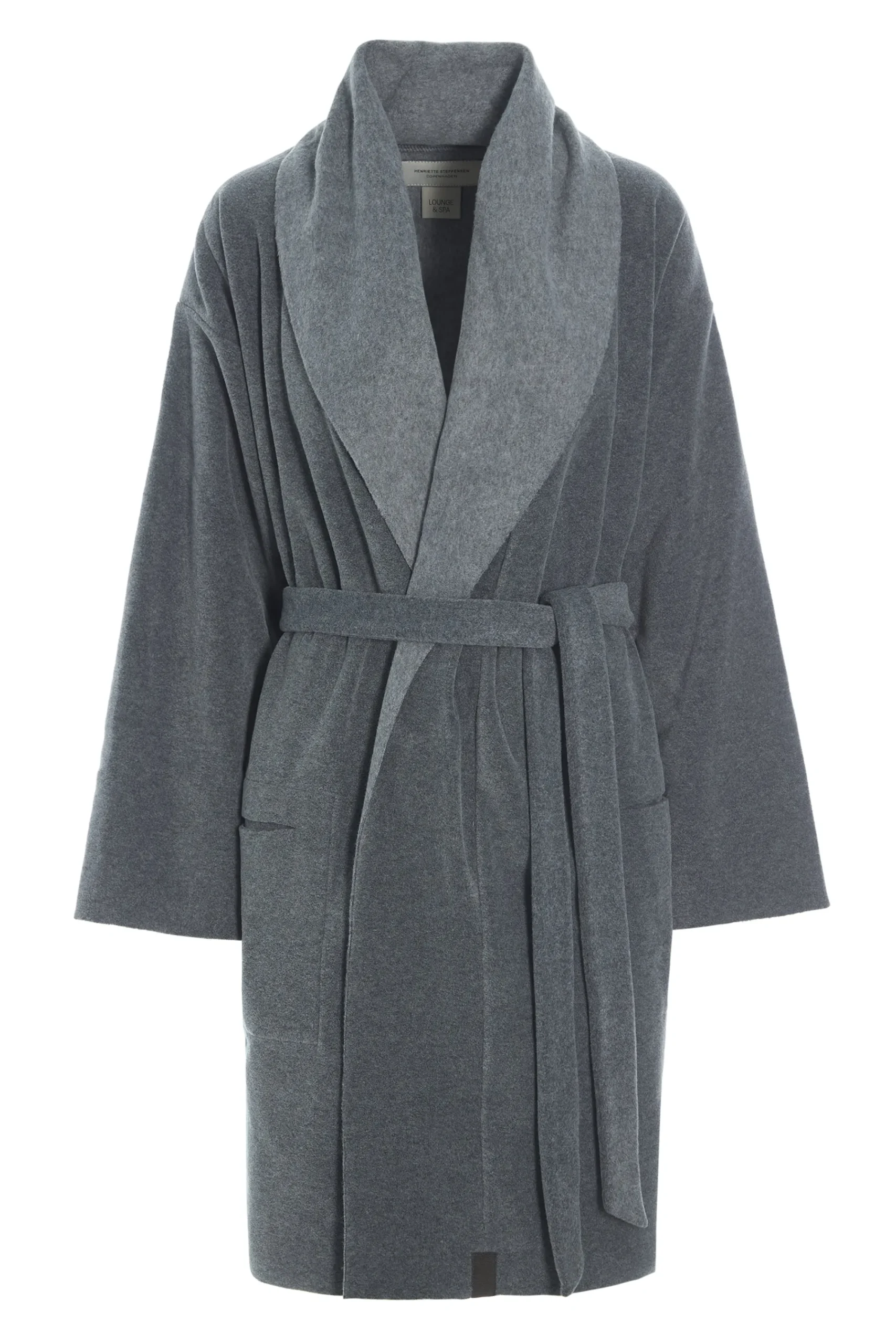 Henriette Steffensen Copenhagen MORGENMANTEL FRAUEN MINI | 7128 MINI GREY Store
