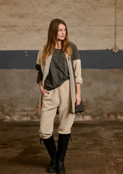 Henriette Steffensen Copenhagen NO WASTE CARDIGAN | 7175 BARK/KIT/SAND Clearance
