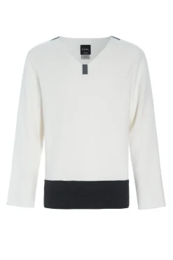 Henriette Steffensen Copenhagen ONE SIZE BLUSE MÂNNER | 1013C OFF WHITE/SOFT BLACK Best
