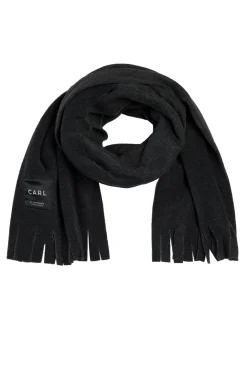 Henriette Steffensen Copenhagen SCHAL M/ FRANSEN | 1006 SOFT BLACK Online