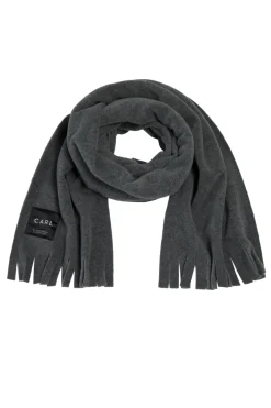 Henriette Steffensen Copenhagen SCHAL M/ FRANSEN | 1006 GREY Flash Sale
