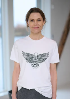Henriette Steffensen Copenhagen T-SHIRT EAGLE | 96089 WHITE New