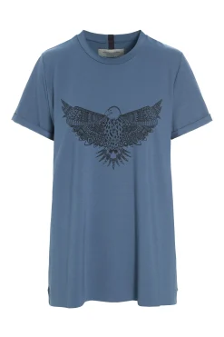 Henriette Steffensen Copenhagen T-SHIRT EAGLE | 96089 DUSTY BLUE Shop