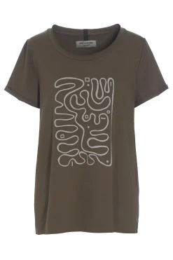 Henriette Steffensen Copenhagen T-SHIRT MIT GRAFIKDRUCK | 96063 BARK Best