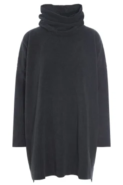 Henriette Steffensen Copenhagen TUNIC MIT HOHEM HALS | 1288 SOFT BLACK Discount